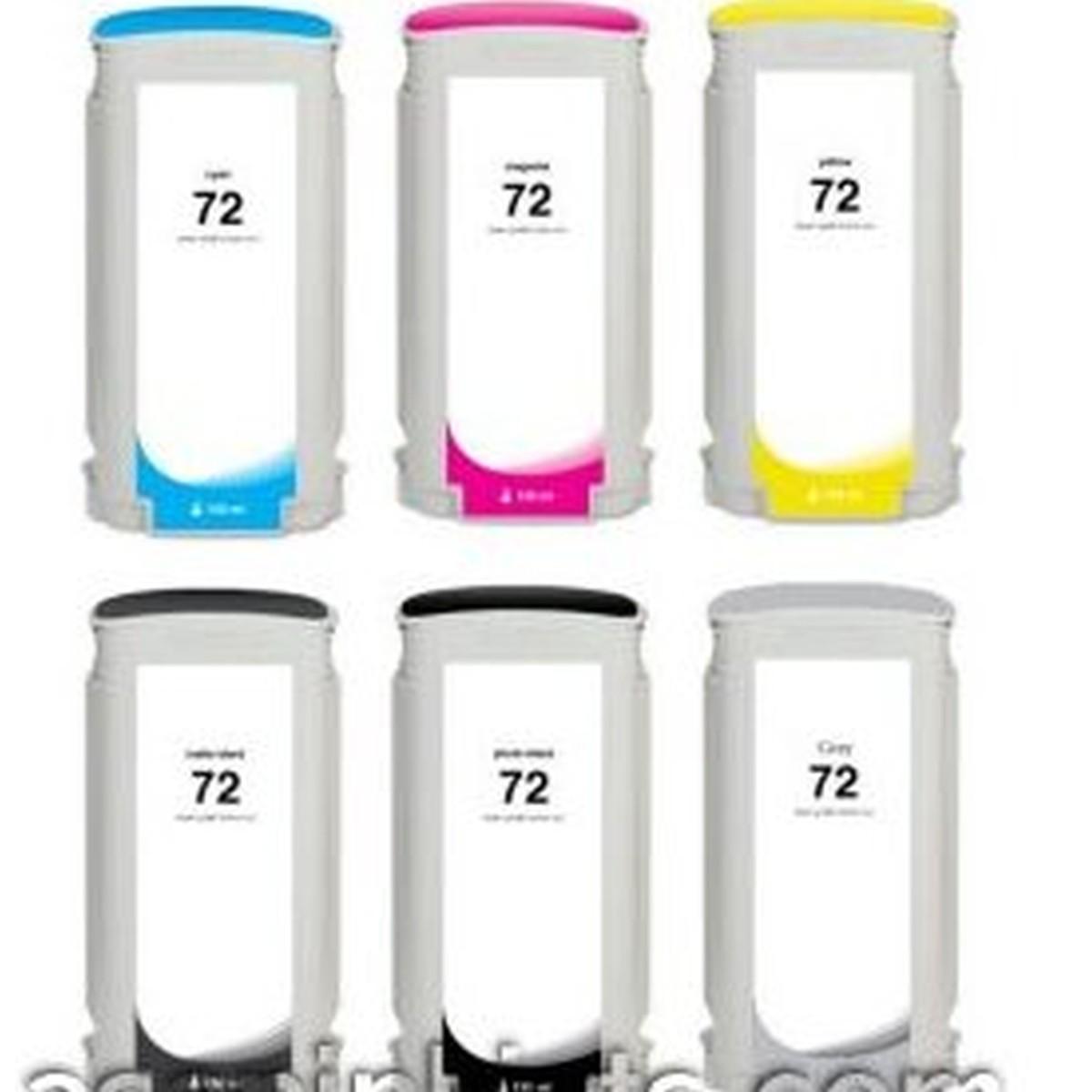 130ml Pigmente MBK for HP T1100,T1200,T1300,T2300#72