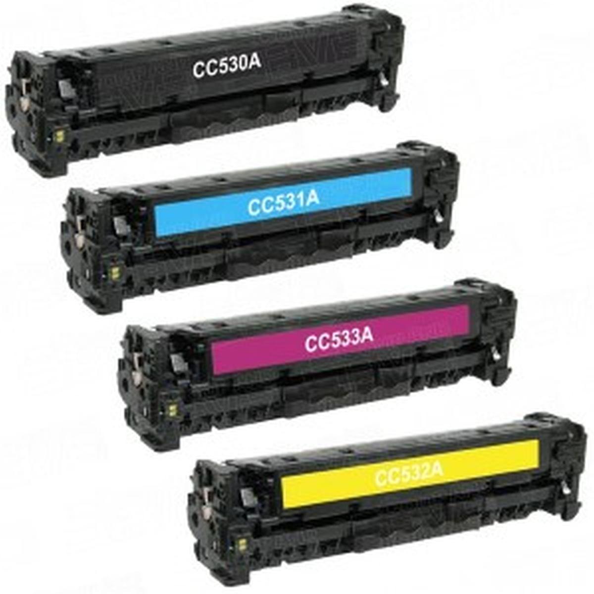 Yellow toner universal HP CC532A/CE412A/ CF382A-2.8K