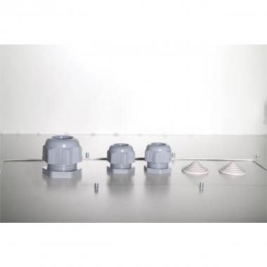 ARMADIO RACK 19" PER RETI DA ESTERNO PROTEZIONE IP55 9 UNITA' 600x450x579 MM. (LxPxA)