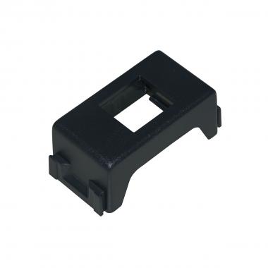 Adattatore portafrutto abb elos nero