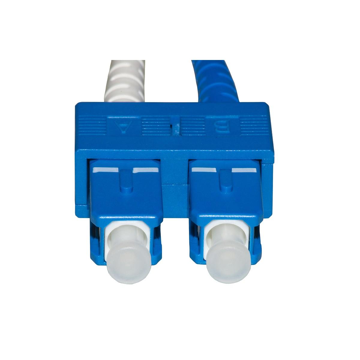 Cavo fibra ottica sc a sc singlemode duplex 9/125 mt 5 bending insensitive lszh