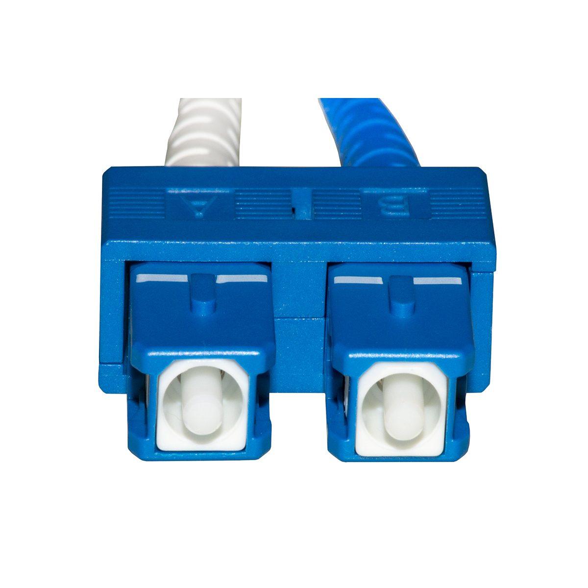 Cavo fibra ottica lc a sc singlemode duplex 9/125 mt 5 bending insensitive lszh