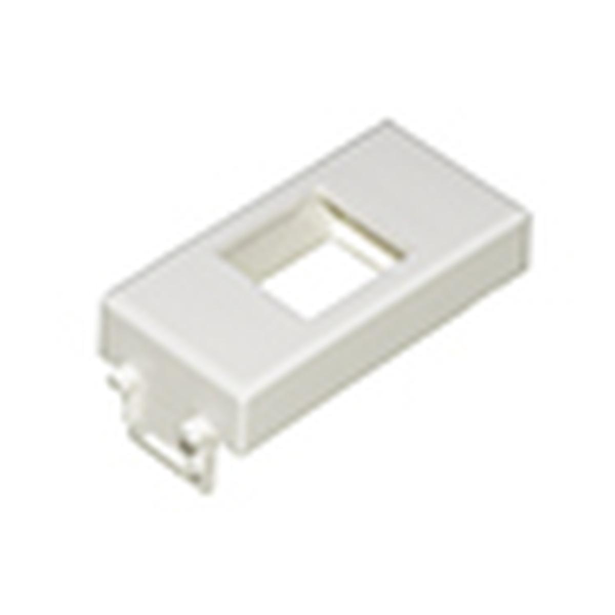 Adattatore portafrutto ave domus 100 bianco