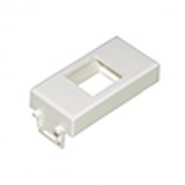 Adattatore portafrutto ave domus 100 bianco