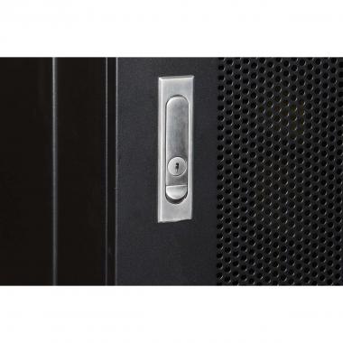 ARMADIO RACK 19" 42U (A)2055, (L)800, (P)800 COLORE NERO PORTA TRAFORATA