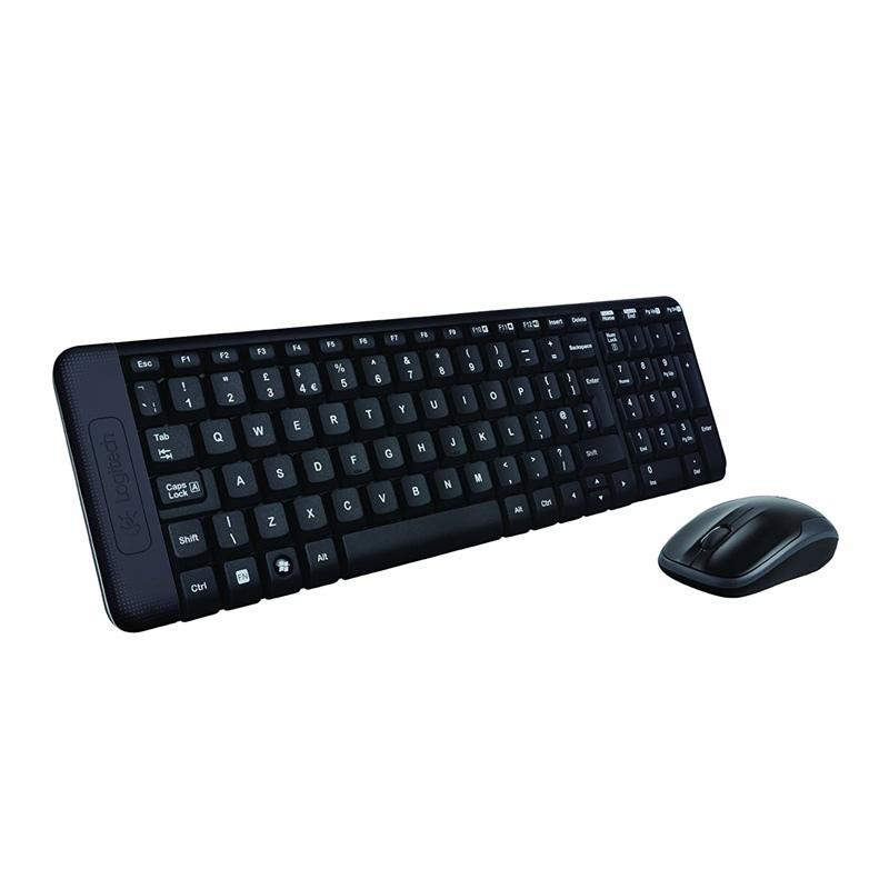 Kit tastiera e mouse wireless mk220 logitech