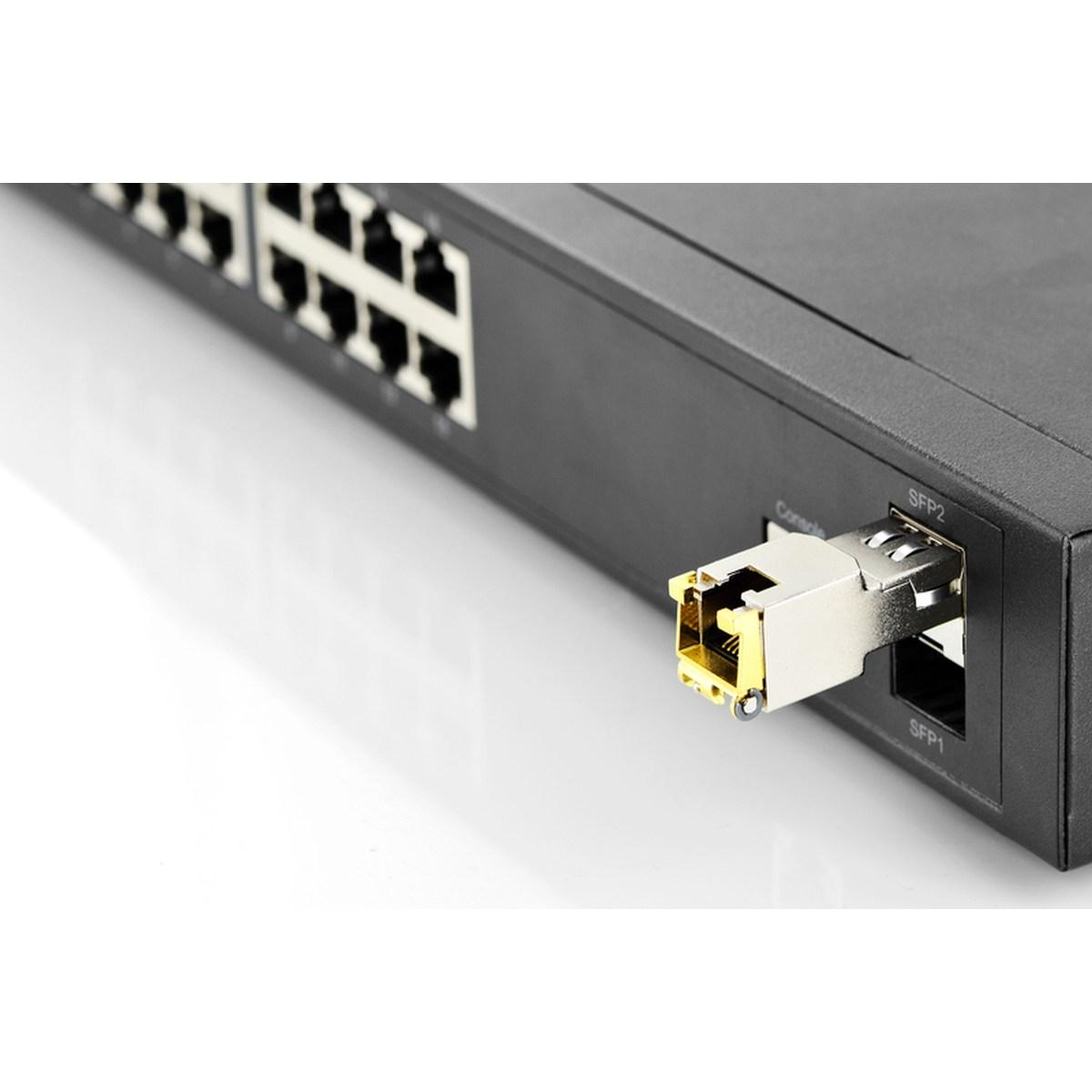 DIGITUS modulo SFP rame 1,25 Gbps, RJ45
