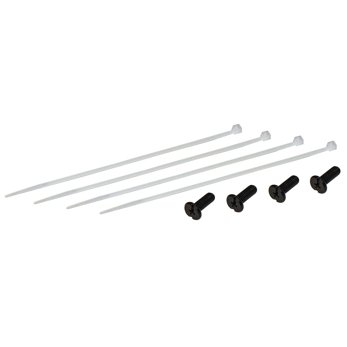 Pannello patch vuoto in metallo con barra supporto posteriore 1/2 unita' per connettori schermati con presa a terra viti incluse