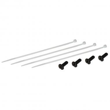 Pannello patch vuoto in metallo con barra supporto posteriore 1/2 unita' per connettori schermati con presa a terra viti incluse