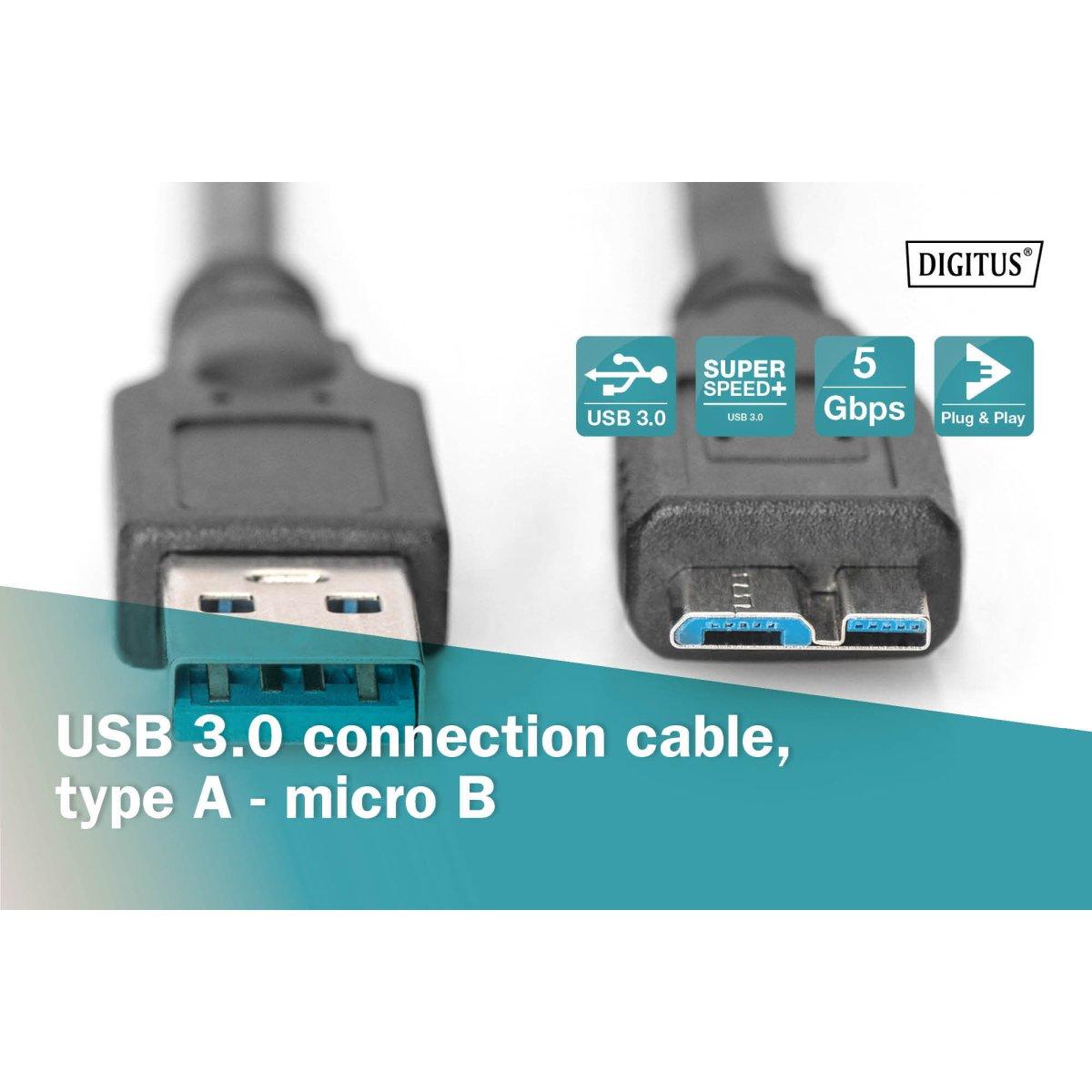 Cavo usb 3.0 - micro usb b 3.0 mt 1