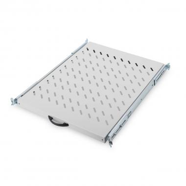 Ripiano universale per armadio estraibile su binari telescopici 1 unita' profondita' 550 mm. colore grigio chiaro profondita' regolabile