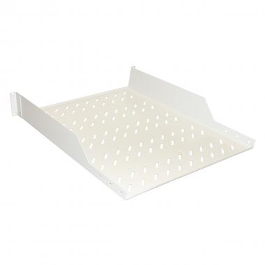 RIPIANO PER ARMADIO 19" 1 UNITA' PROFONDITA' 550 MM. (UNIVERSALE) 2 ATTACCHI (FRONTALI) COLORE GRIGIO