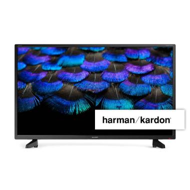 TV 32" SHARP AQUOS 32EA4E,  3 HDMI, DVB-T2, HARMAN CARDON, BLACK