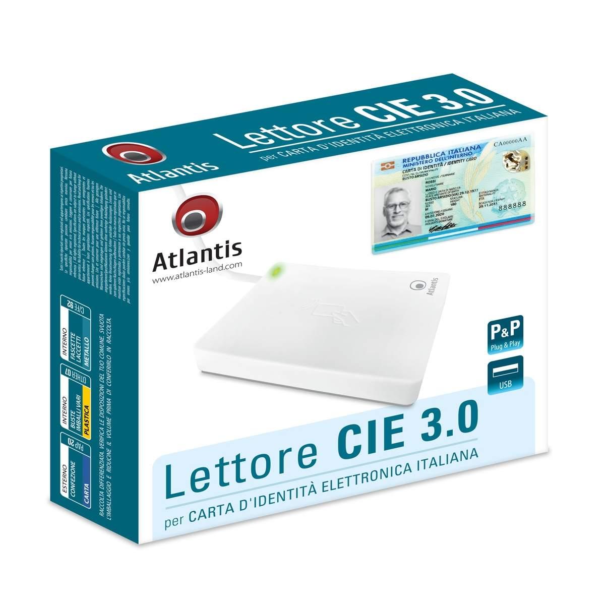 Lettore cie 3.0 per carta d'identitÀ elettronica italiana