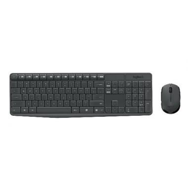 Tastiera e mouse logitech wireless combo mk235