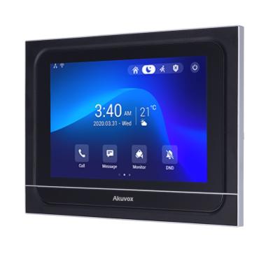 MONITOR ANDROID 9.0 PER VIDEOCITOFONO, SCHERMO IPS DI 7", APPLICAZIONI DI TERZE PARTI, AUDIO BIDIREZIONALE CRYSTAL CLEAR, EASY UI, TCP/IP, POE, WIFI, BLUETOOTH, SIP STANDARD,<br />COLL