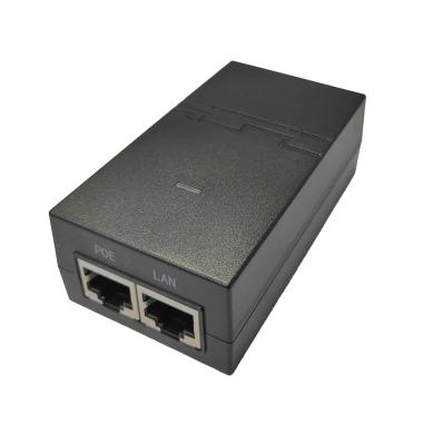Iniettore poe passivo, ingresso/uscita rj45 10/100/1000 mbps, 24v 0,5a, distanza massima 100 m, adatto ai ponti radio reyee, stabilizzato e protetto