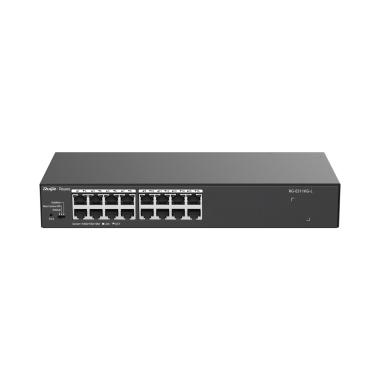 Reyee switch 16 porte rj45, velocitÀ 10/100/1000 mbps, alloggiamento in metallo, montaggio su rack, tecnologia a risparmio energetico
