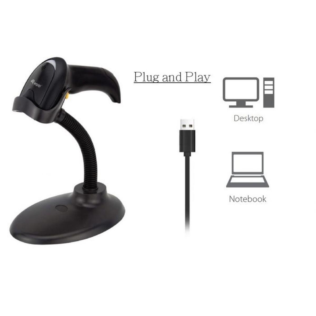 Lettore codici a barre usb 2d con stand, 351021