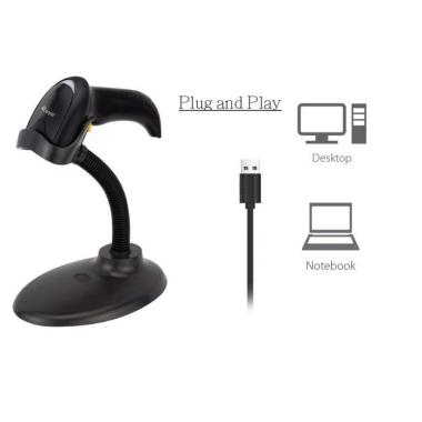 Lettore codici a barre usb 2d con stand, 351021