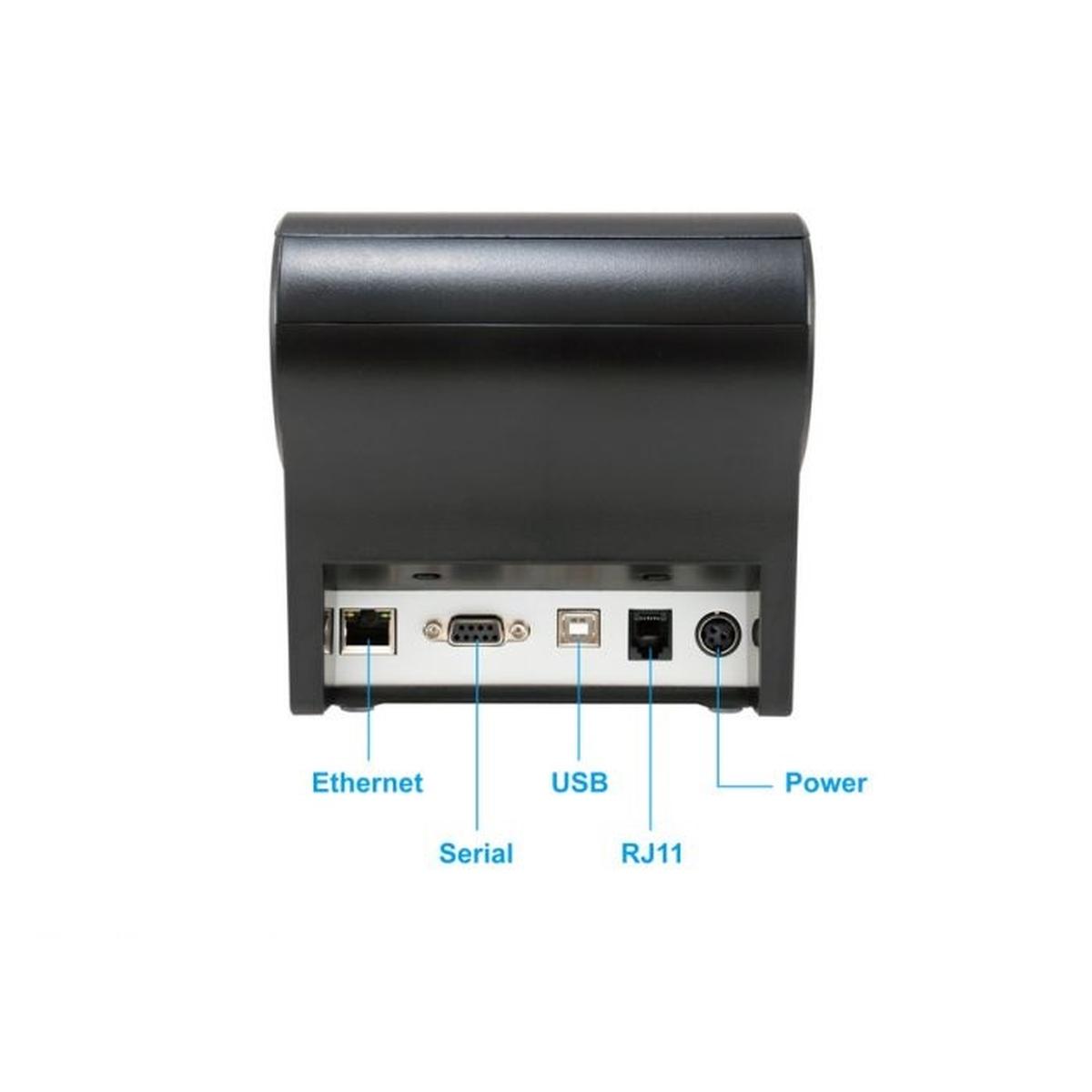 Stampante termica pos equip 351003 x ricevute da 80 mm + taglierina  automatica, connessione usb, ethernet, seriale, cassetto