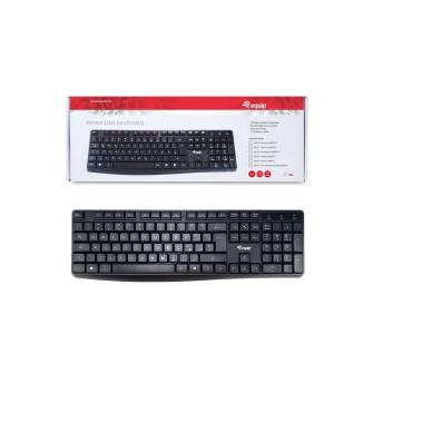 Tastiera usb equip 245213 standard da 105 tasti soft touch, cavo 1.5mt