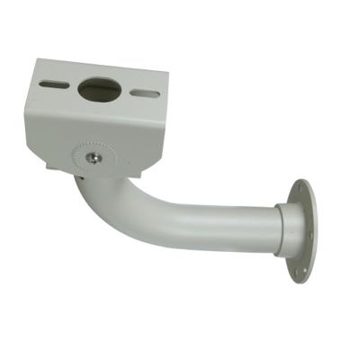 Supporto laterale per telecamera, 170 (i) x 85 (h) x 170 (p), resistenza al carico 15 kg, alluminio, colore avorio, giro orizzontale 360º,  verticale 85º
