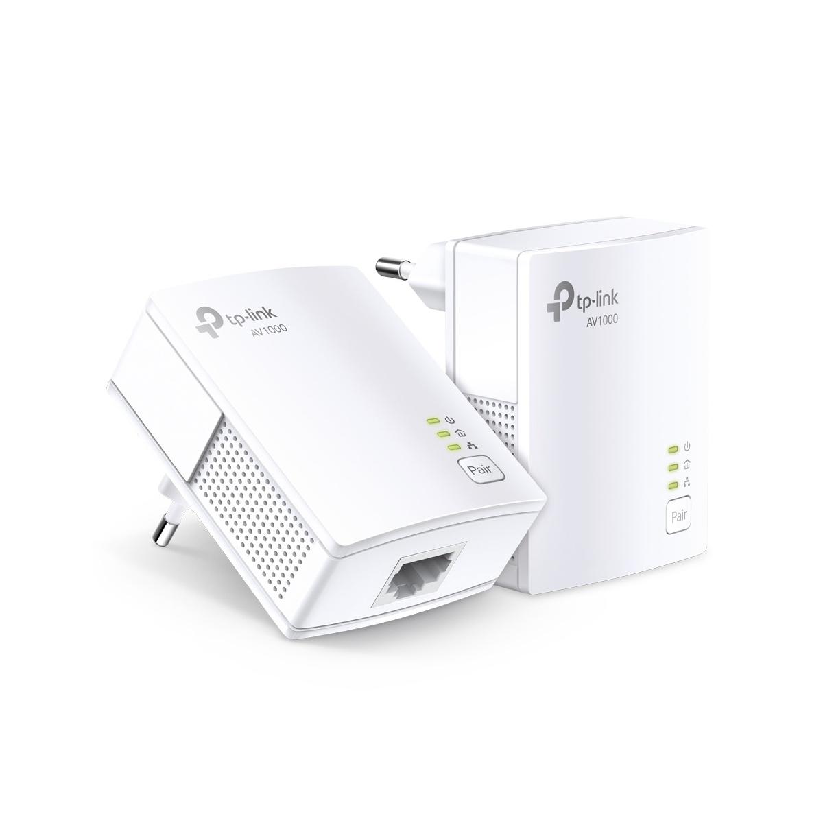 Kit powerline av1000 con porta gigabit