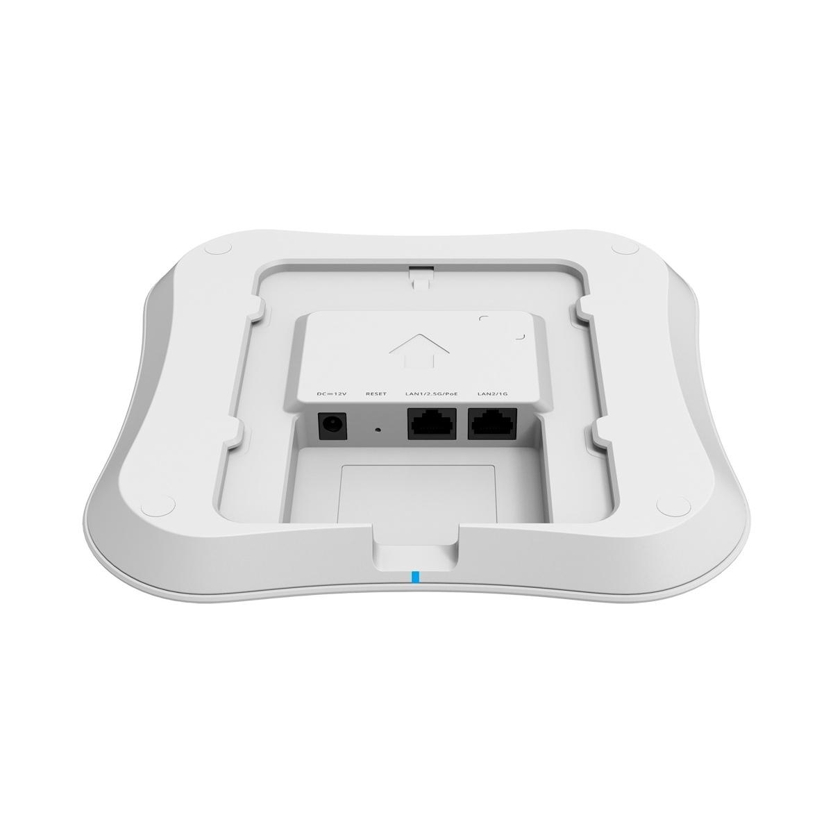 Reyee access point omnidirezionale wi-fi 7 dual radio, frequenze 2.4, 5, 6 ghz,  supporta 802.11a/b/g/n/ac/ax/be, velocitÀ di trasmissione fino a 5040 mbps, antenne mimo 2x2 su 2.4