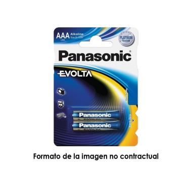 Batterie panasonic aaa, 1,5v, lr03-p, confezione 2 pz