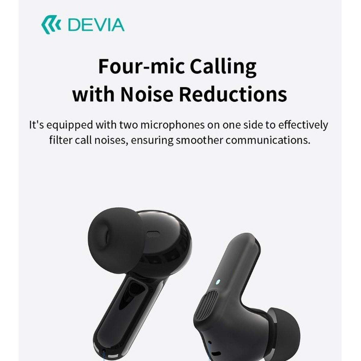 Auricolari tws em408 con anc riduzione del rumore bianco