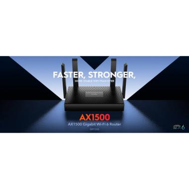 Router gigabit wi-fi 6 ax 1500, dual band
