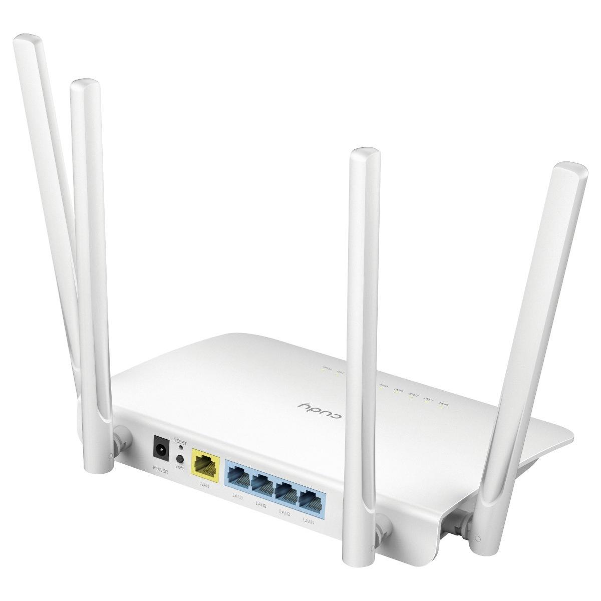 Router gigabit, wi-fi  mesh, ac1200, dual band, 4 porte 10/100/1000