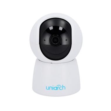 TELECAMERA IP PT 2 MEGAPIXEL, GAMMA UNIARCH WIFI, 1/3" PROGRESSIVE SCAN CMOS, OTTICA 4 MM, RILEVAMENTO DI PERSONE, IR LED PORTATA 10 M, AUTOTRACKING, AUDIO BIDIREZIONALE