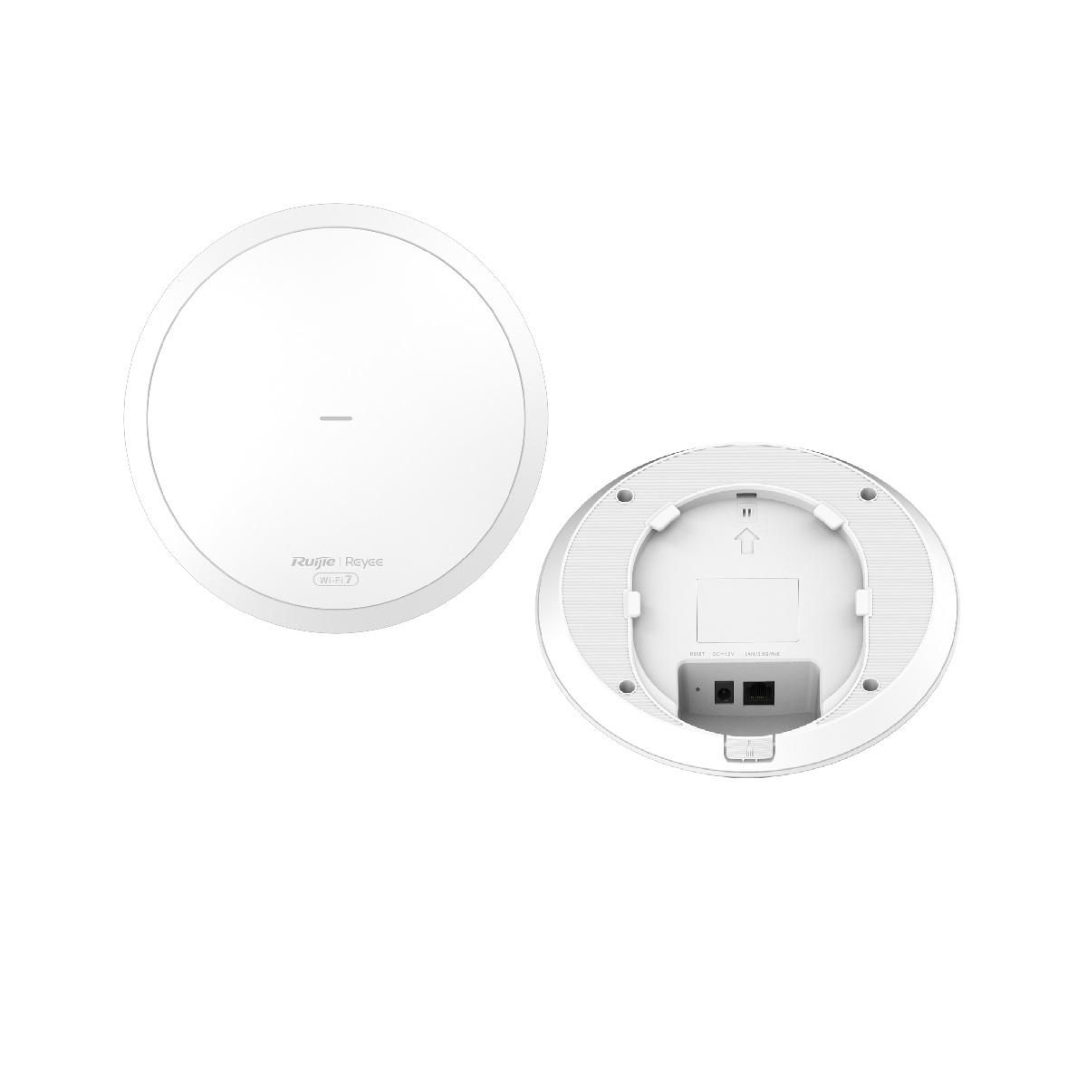 Reyee ap omnidirezionale wi-fi 7, frequenza 2.4 e 5 ghz / 160mhz larghezza di banda, supporta 802.11a/b/g/n/ac/ax/be, prestazioni wi-fi fino a 3600 mbps, antenne mu-mimo 2x2 in 2.4