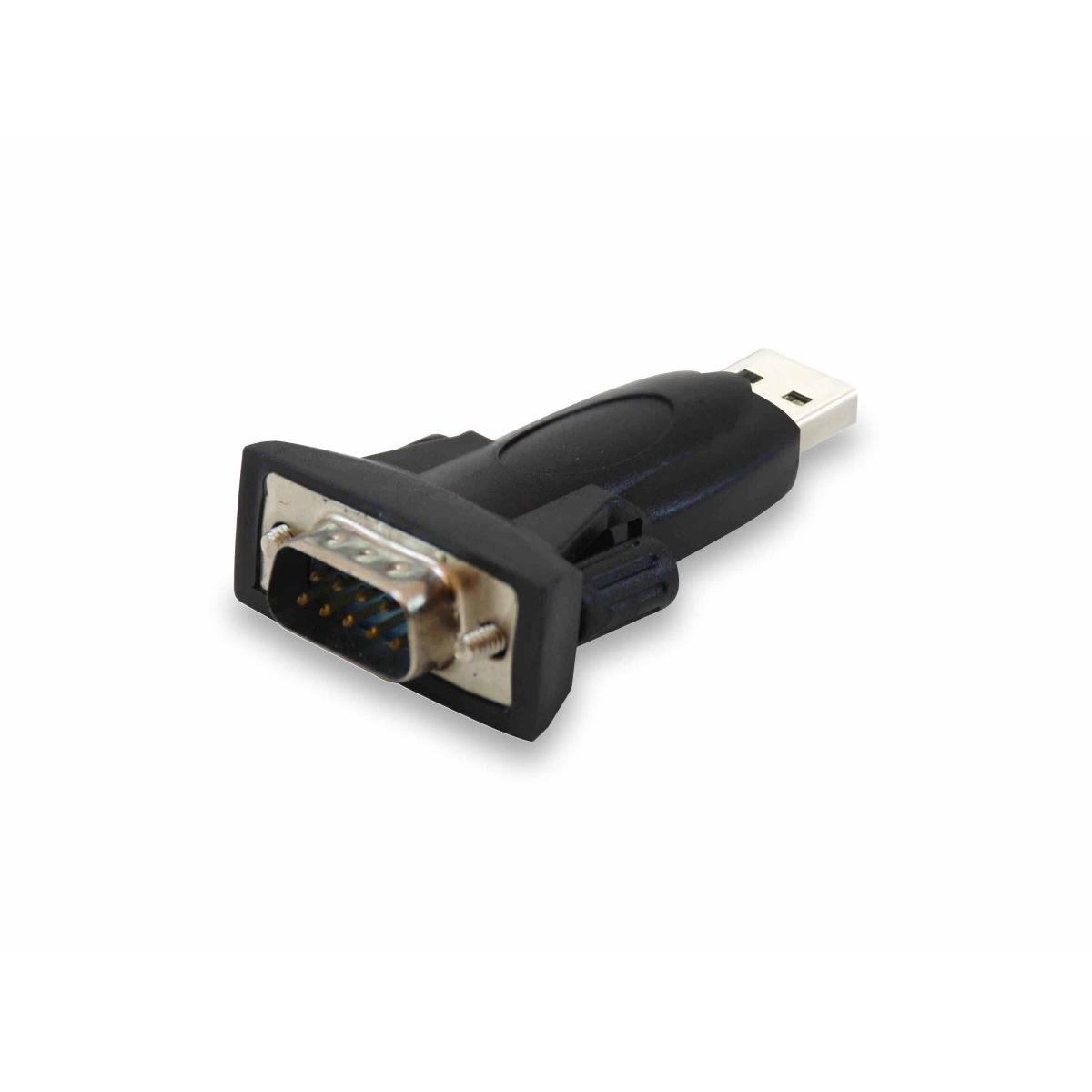 Adattatore da usb 2.0  a porta seriale rs232 9 pin maschio, equip 133382