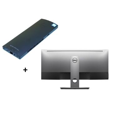 PC RICONDIZIONATO DELL 7070 ULTRA, I7-8TH, 8GB RAM, SSD NVME 256, WIN 11 + MONITOR 34 " DELL CURVO, GARANZIA 1 ANNO