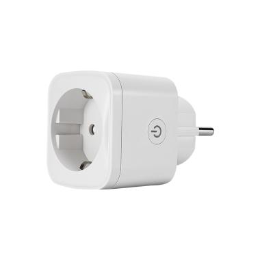 Presa intelligente, wifi 2.4 ghz, carico massimo 16a, statistiche di consumo, timer e calendario, compatibile con tuya smart, google, alexa