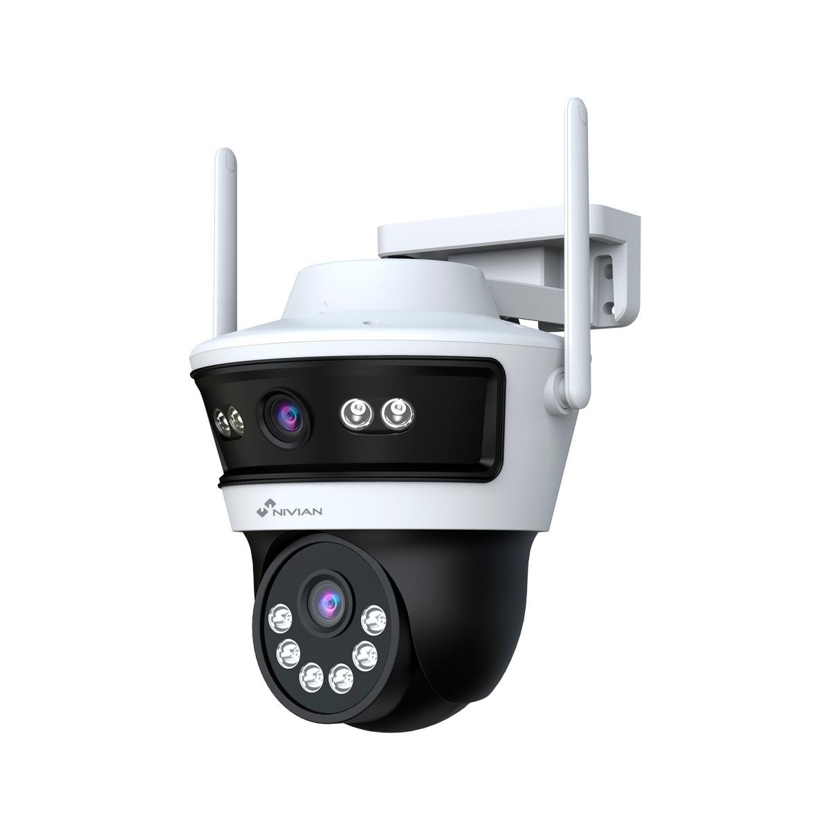 Telecamera pt motorizzata 3mp 2k, compatibile con i kit tvcc wifi nivian, risoluzione 3 mpx / h.265+, ottica 4 mm, ir led array portata 20 m, waterproof ip66