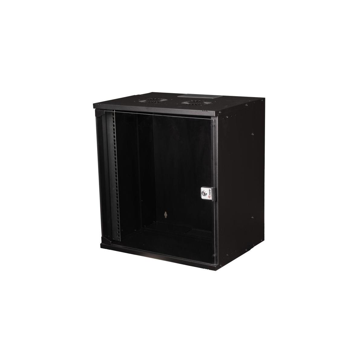 Equip eco armadio rack 19', 12u, 540x400mm, ral9005 nero