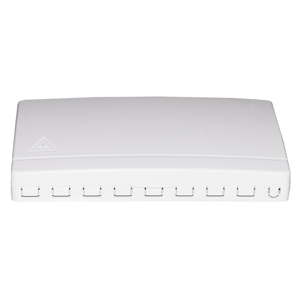 Box 8 porte per connettori  fibra ottica sc simplex o lc duplex per applicazioni ftth