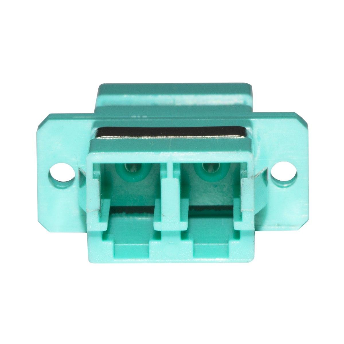 Adattatore fibra ottica lc/lc multimode duplex om3