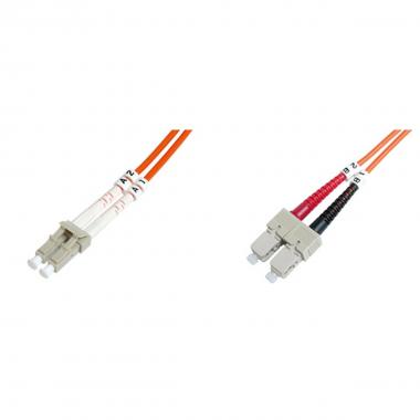 Cavo fibra ottica lc a sc multimode duplex 50/125 mt.10