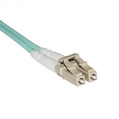 Cavo fibra ottica lc a lc multimode duplex om3 50/125 mt.0,5