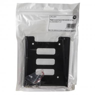 FRAME DI MONTAGGIO PER HDD/SSD 2.5" SU ALLOGGIAMENTI 3.5" CON VITI