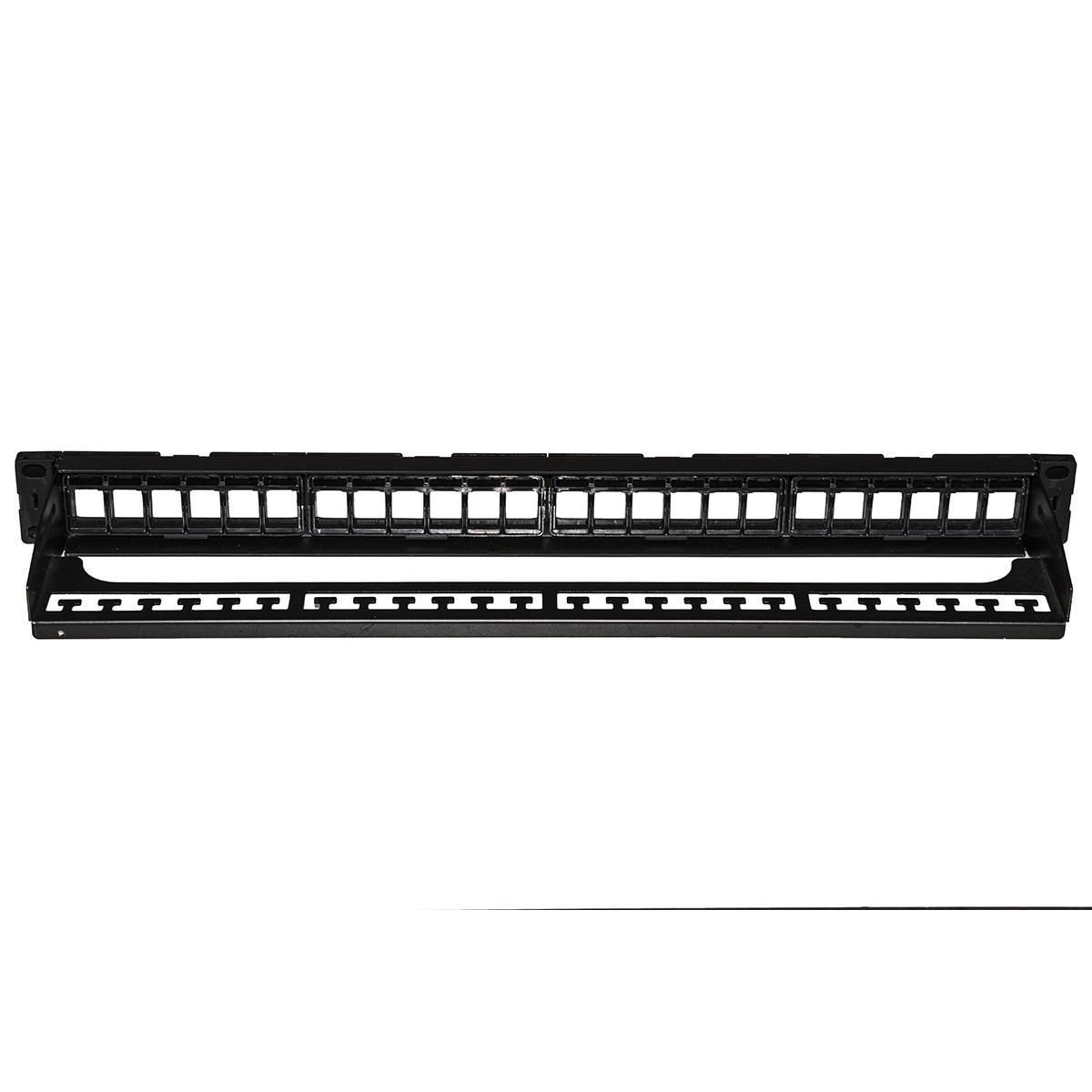 Pannello patch 24 porte senza moduli con frame removibili