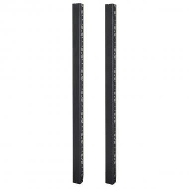 Canalina passacavi verticale per armadi link 42u larghi 800 mm colore nero