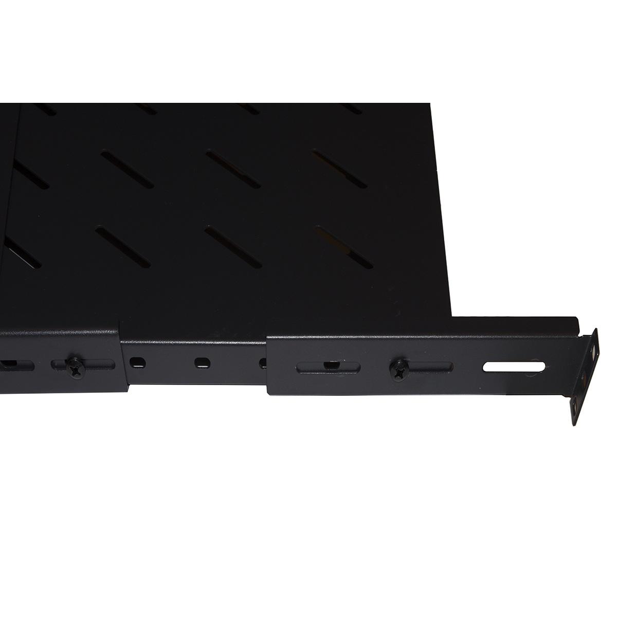 Ripiano allungabile per armadi rack fino a 1000 mm colore nero