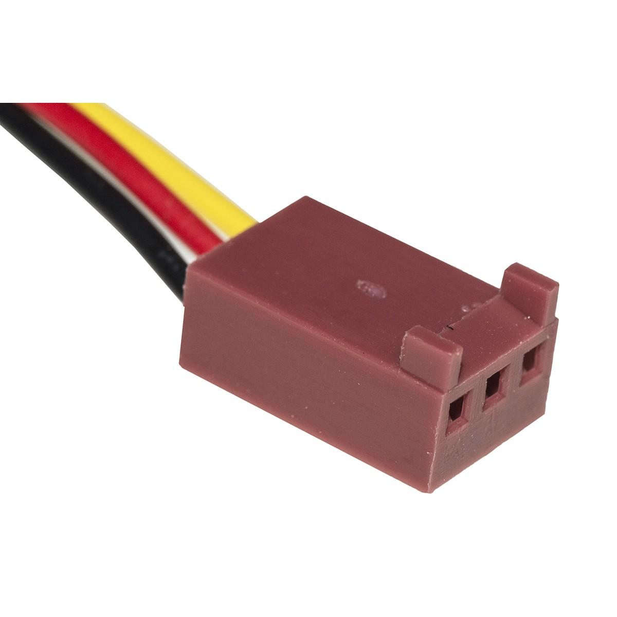 Ventola 50x50x10 12 volt connettore 3 fili con viti incluse