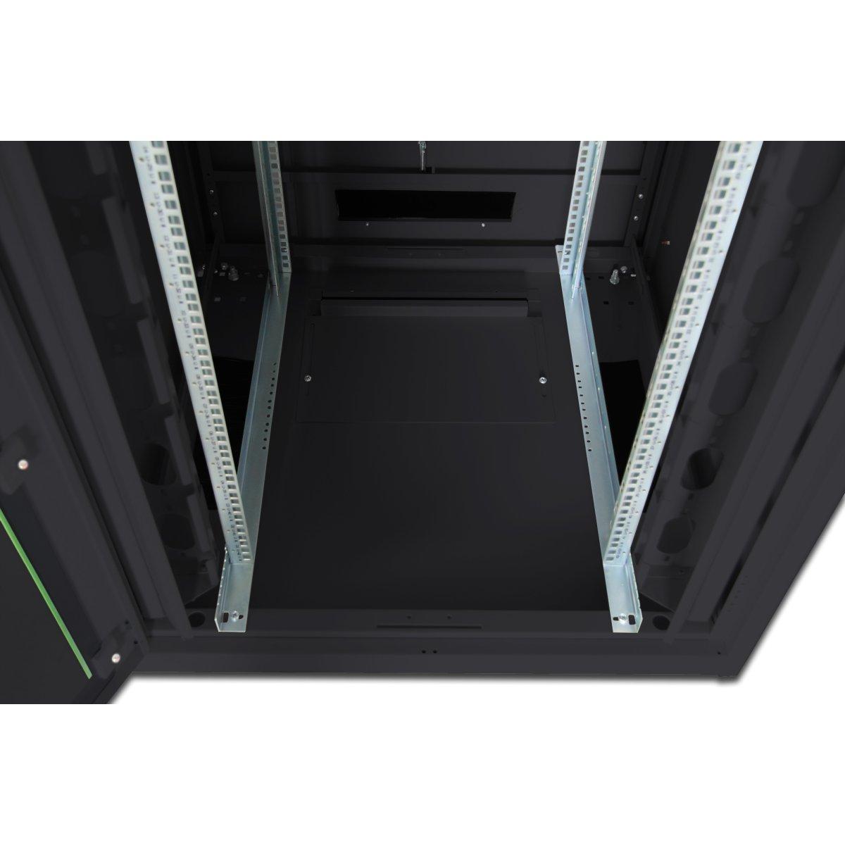 ARMADIO 42 UNITA' LINEA PROFESSIONALE MM. (A)2020 X (lL)800  X (P) 1000 COLORE NERO RAL 9005